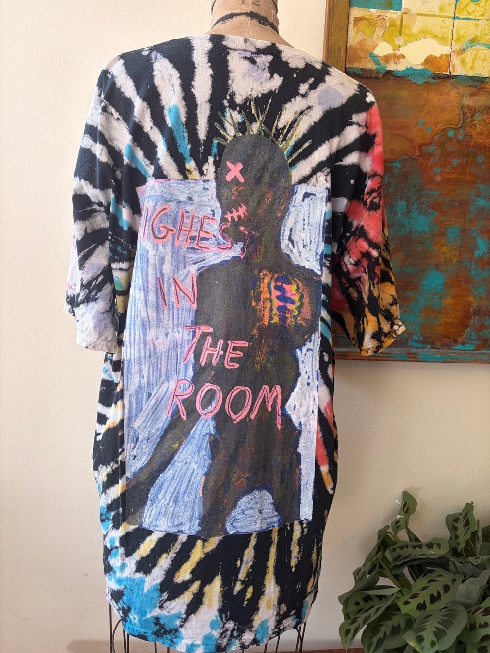 Travis Scott Highest In The Room Tie Dye Oversized Tee 2019 Cactus Jack Merch